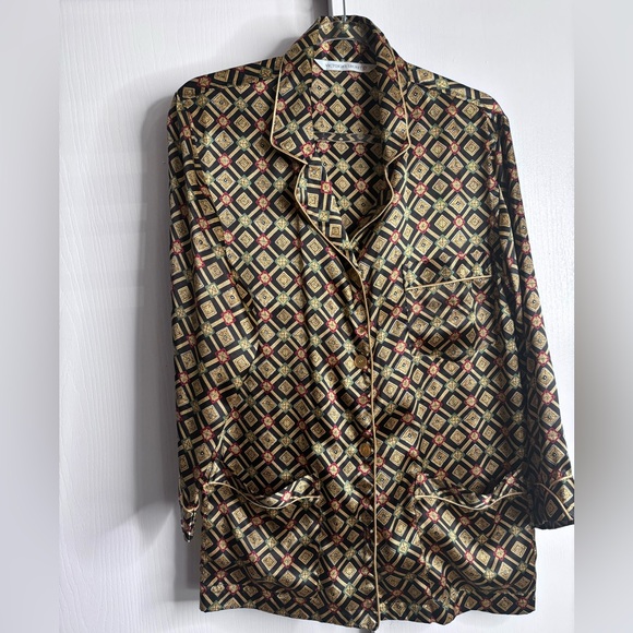 Vintage Victoria’s Secret Gold Black pijama set - Picture 4 of 6